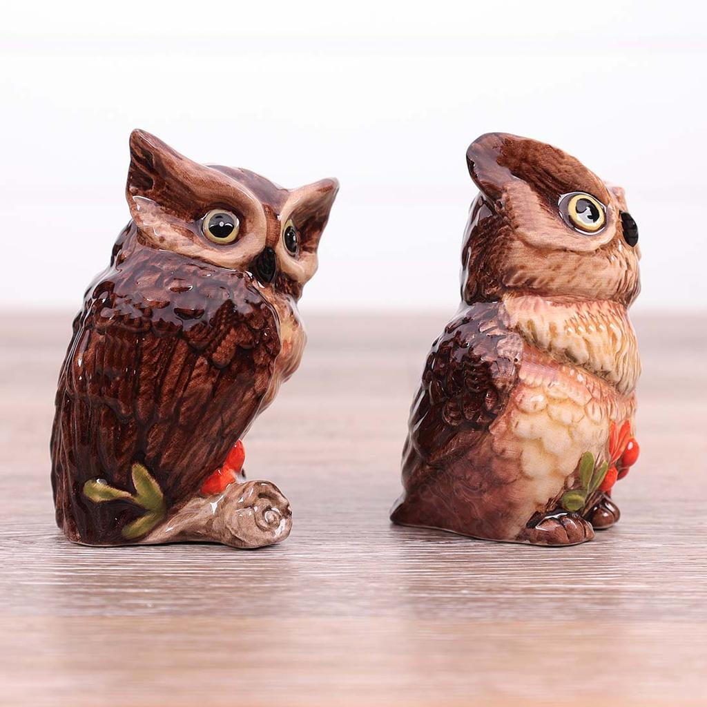 Owl salt shop and pepper shakers