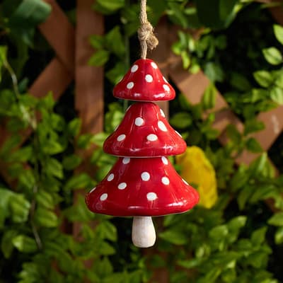 Stoneware Mushrooms Chime