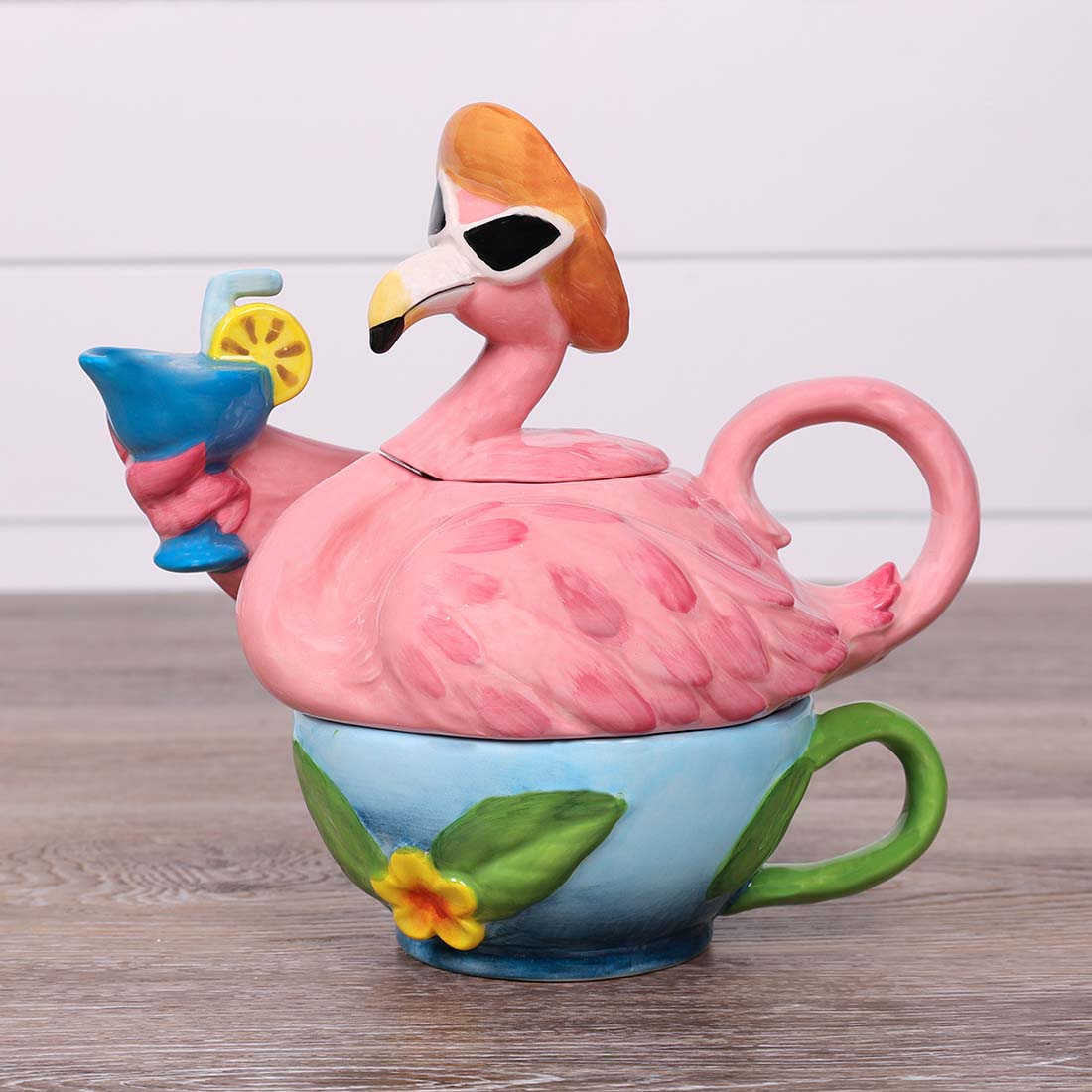 Flamingo tea pot best sale