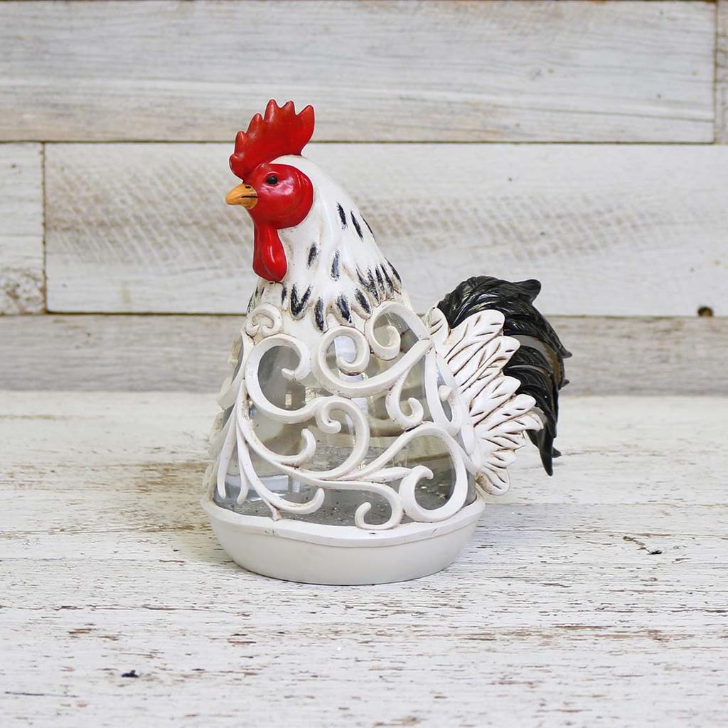 Rooster Shaped Glitter Globe - Cracker Barrel