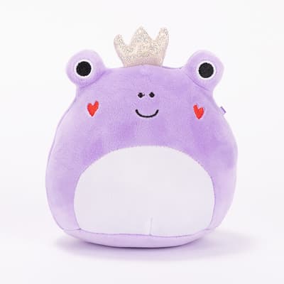 5" Purple Frog with Hearts Squishmallow - Francine