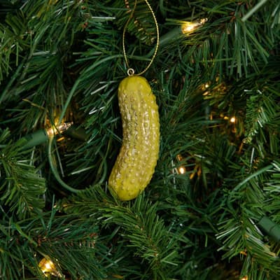 Resin Pickle Ornament