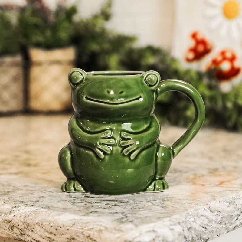 Stoneware Frog Mug - Cracker Barrel