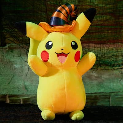 8 Inch Pikachu with Witch Hat Medium Plush