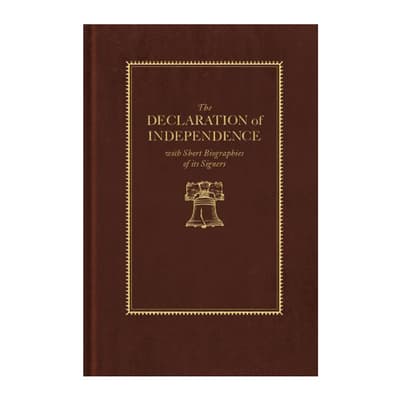 The Declaration Of Independence - Large Print Book