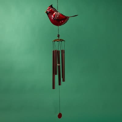 Solar Christmas Cardinal Chime
