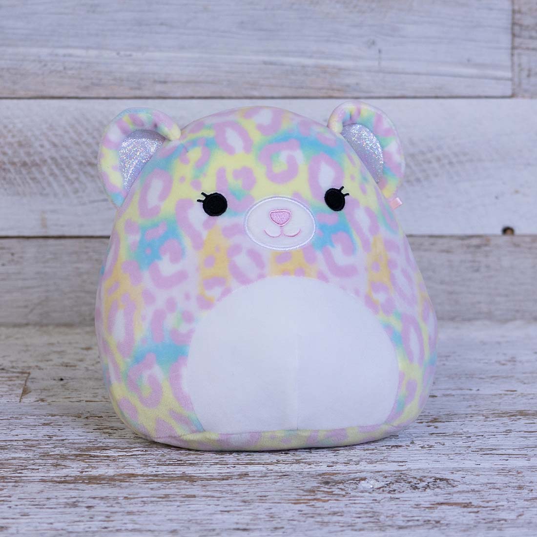 Squishmallow Michaela the Leopard Backpack with Plush Fabric