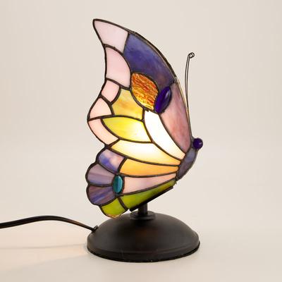 Stained Glass Butterfly Lamp