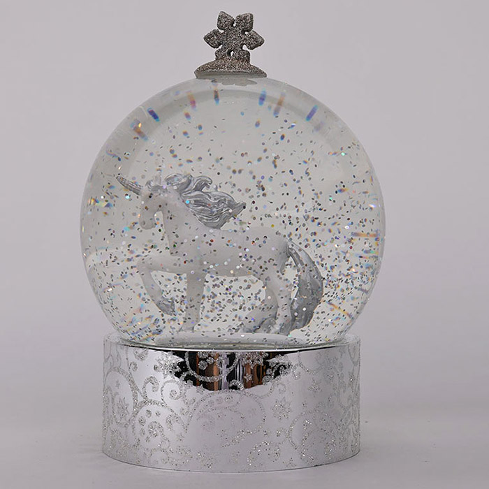 Acrylic Unicorn Glitter Globe Cracker Barrel