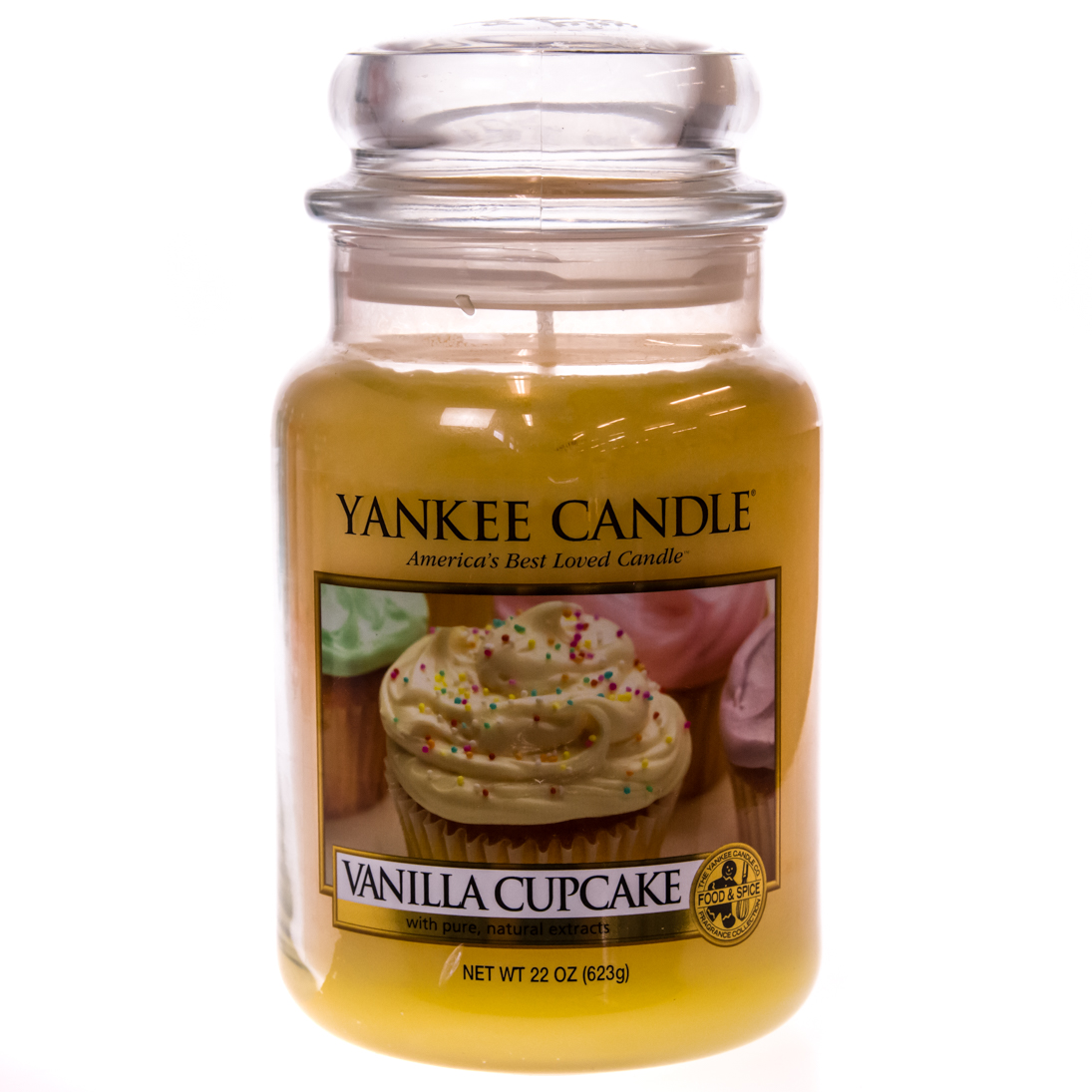 Yankee Candle Vanilla Cupcake Large Jar Candle - Cracker Barrel