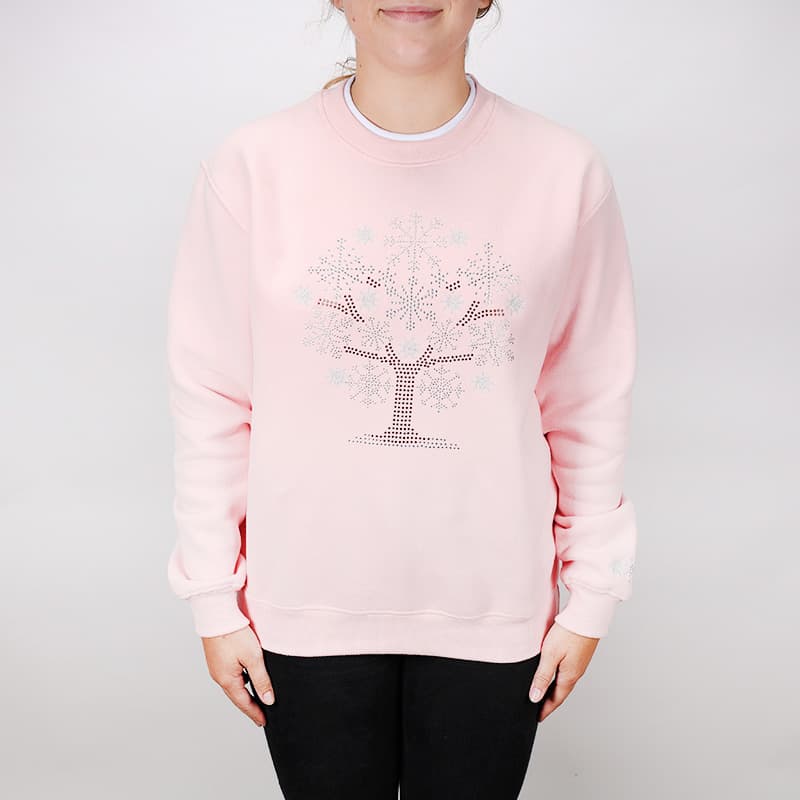 Winter Tree Pink Pullover Cracker Barrel