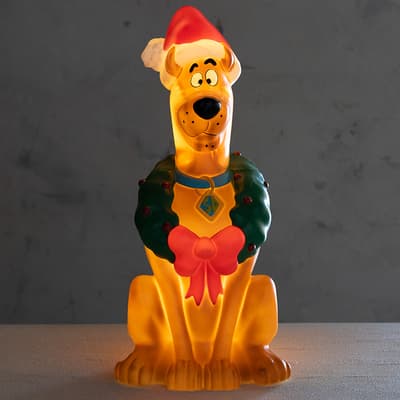 Lighted Christmas Scooby Blow Mold