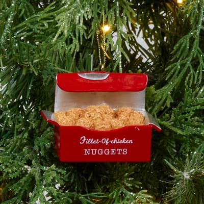 Chicken Nuggets In Box Ornament