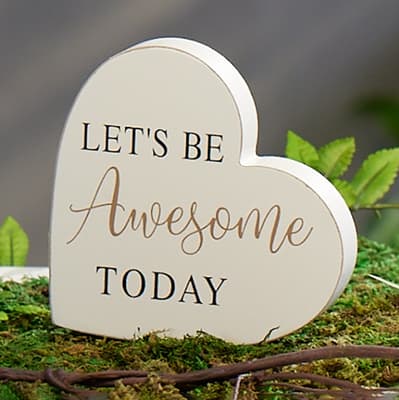 Be Awesome Block Sign