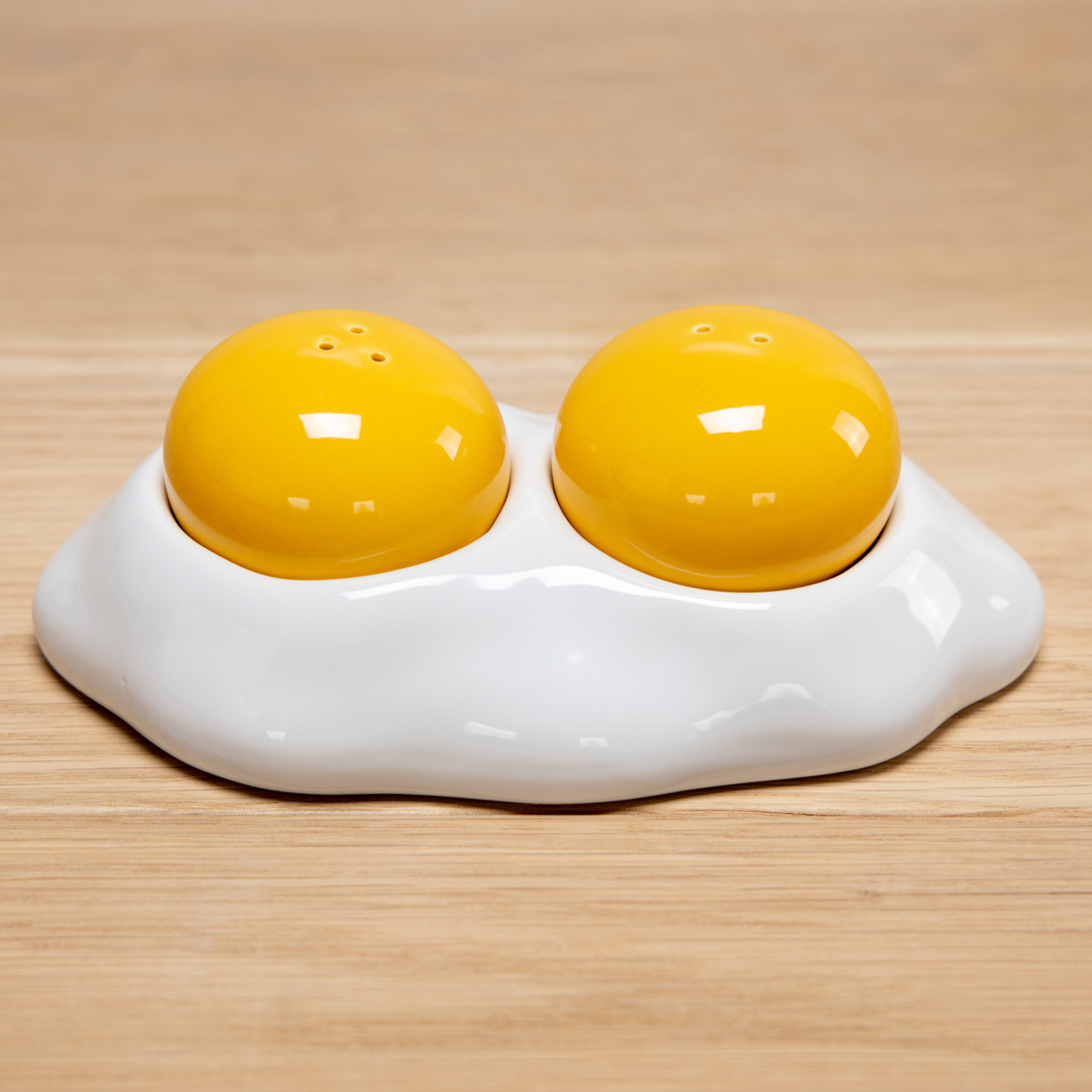 yellow salt and pepper shakers