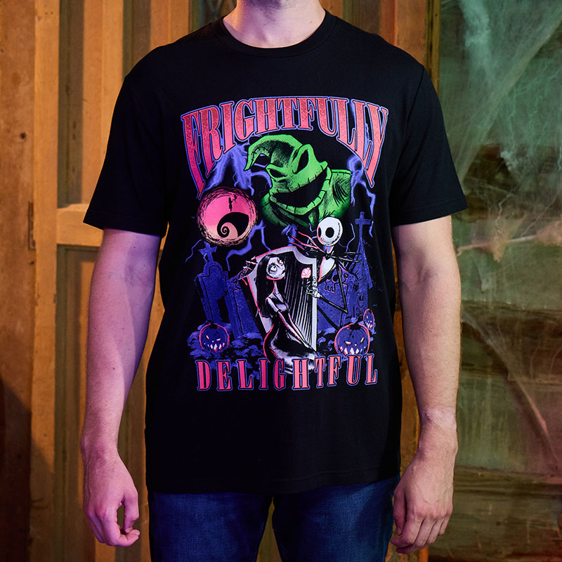 Nightmare Before Christmas Frightfully Delightful Tee - Cracker Barrel