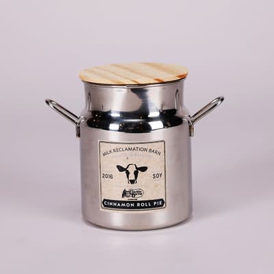 12.5 Oz. Cinnamon Roll Pie Butter Churn Candle