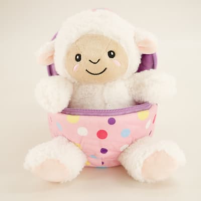 7" Easter Egg with Lamb Plush