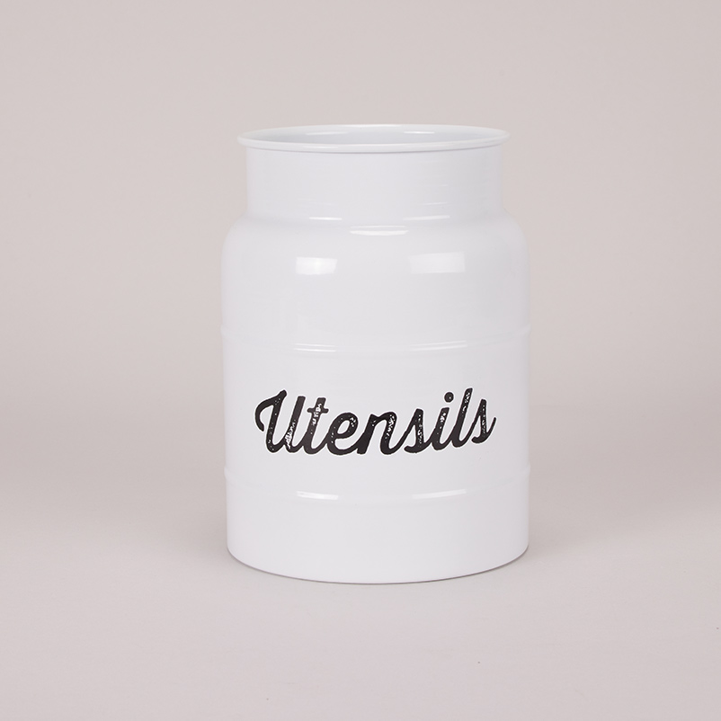 Metal Utensil Holder Cracker Barrel