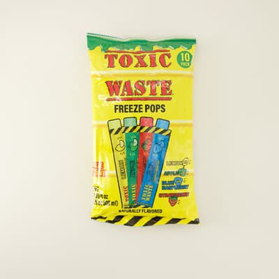 Toxic Waste Freeze Pops