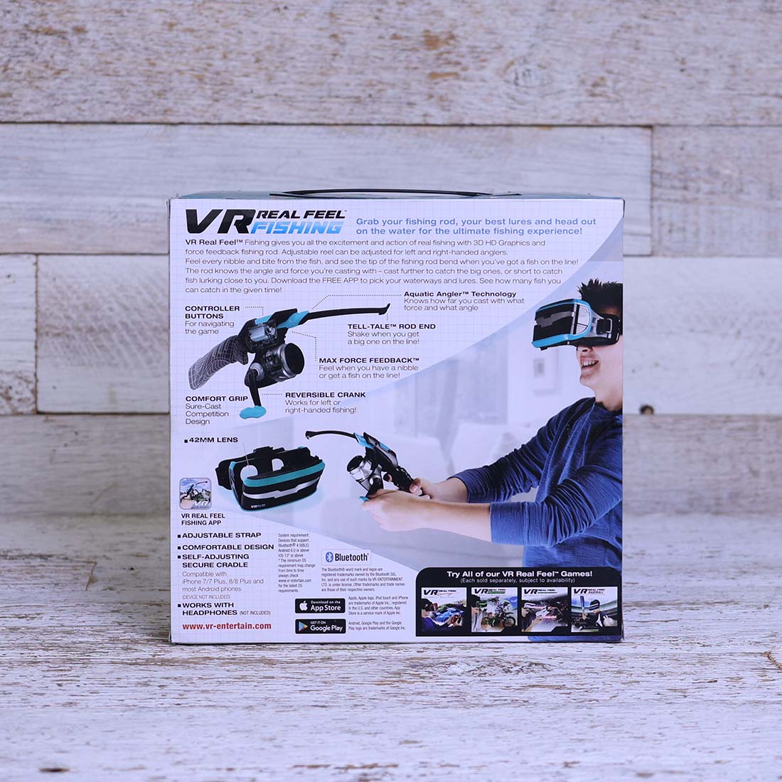 VR Real Feel Fishing, 3D Reality Simulator Virtual Reality New In Box