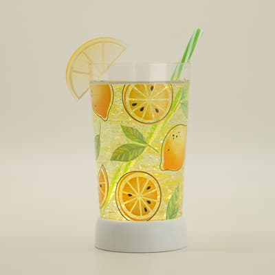 Lemonade Glitter Globe