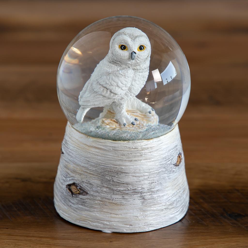 Owl globe online candle holder