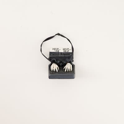 Haunted Typewriter Ornament