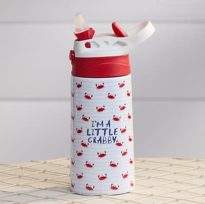 Little Crabby 12 Oz. Flip Bottle