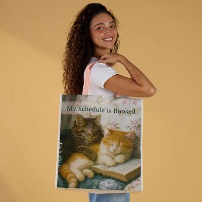 Schedule is Booked Cat Tote