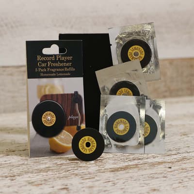 Homemade Lemonade Record Player Car Freshener Refill 5 Pack
