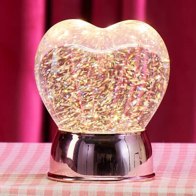 Heart Glitter Globe