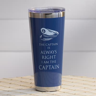 Captain Always Right 32 Oz. Tumbler