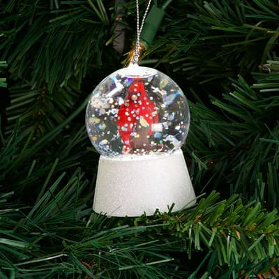 Led Cardinal Water Ball Ornament
