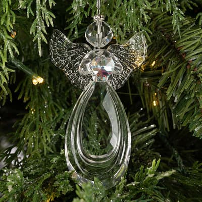 Angel With Heart Ornament