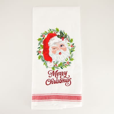 Santa Tea Towel