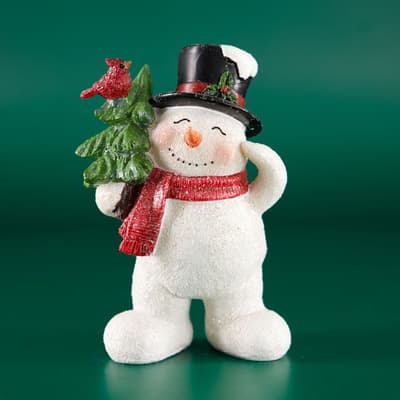 Standing Snowman Figurine