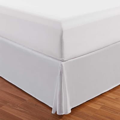 White Bedskirt - King