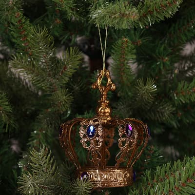 Gold Crown Ornament