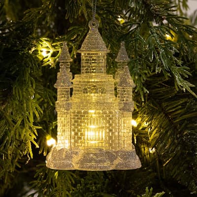 Light Up Castle Ornament