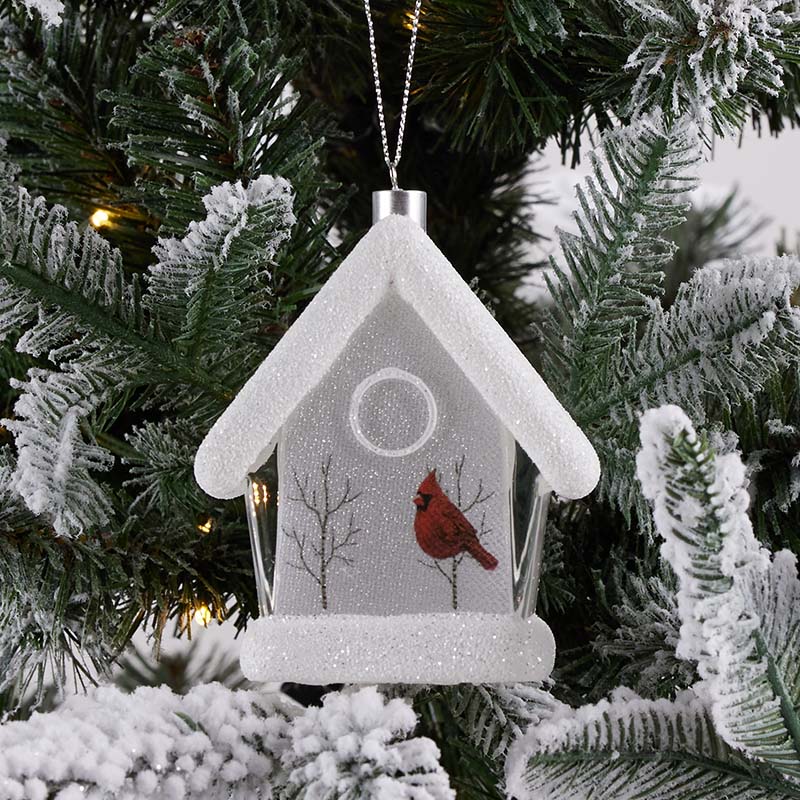 Light Up Birdhouse Ornament Cracker Barrel