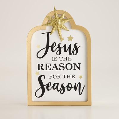 Jesus Is The Reason Block Sign