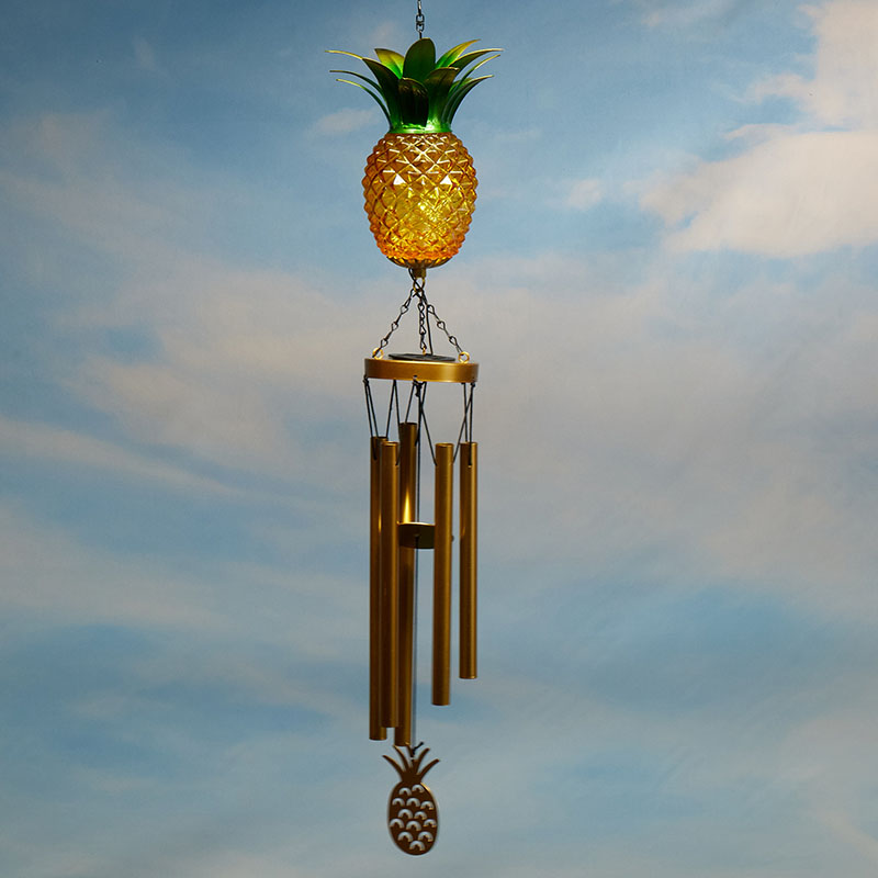 Pineapple Solar Wind Chime - Cracker Barrel