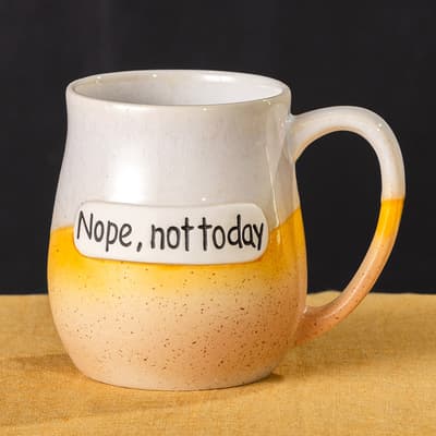 Stoneware Not Today Mug