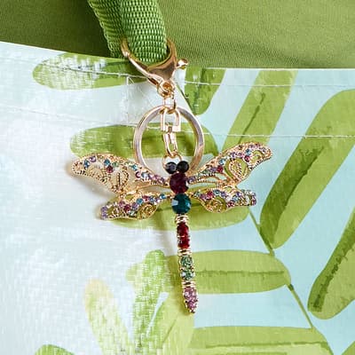 Dragonfly Bling Keychain