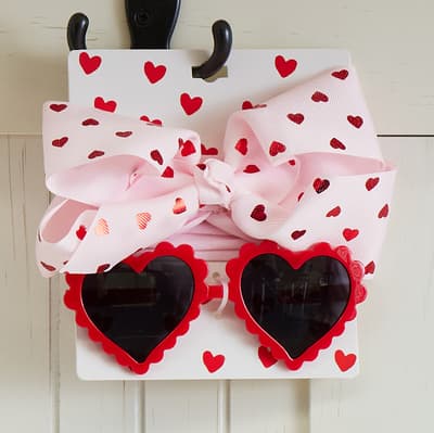 Infant Heart Headband and Sunglasses Set