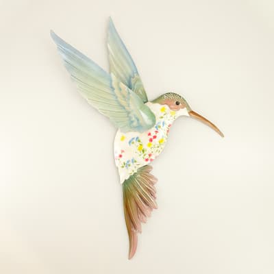 Metal Hummingbird Wall Decor