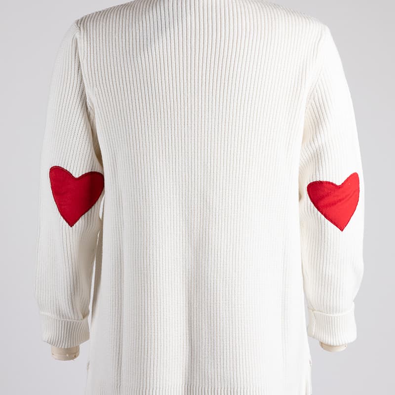 Heart Sleeve Mock Neck Sweater - Cracker Barrel