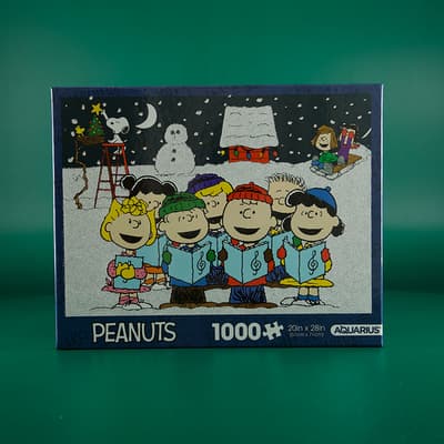 Peanuts Singing Christmas Glitter Jigsaw Puzzle