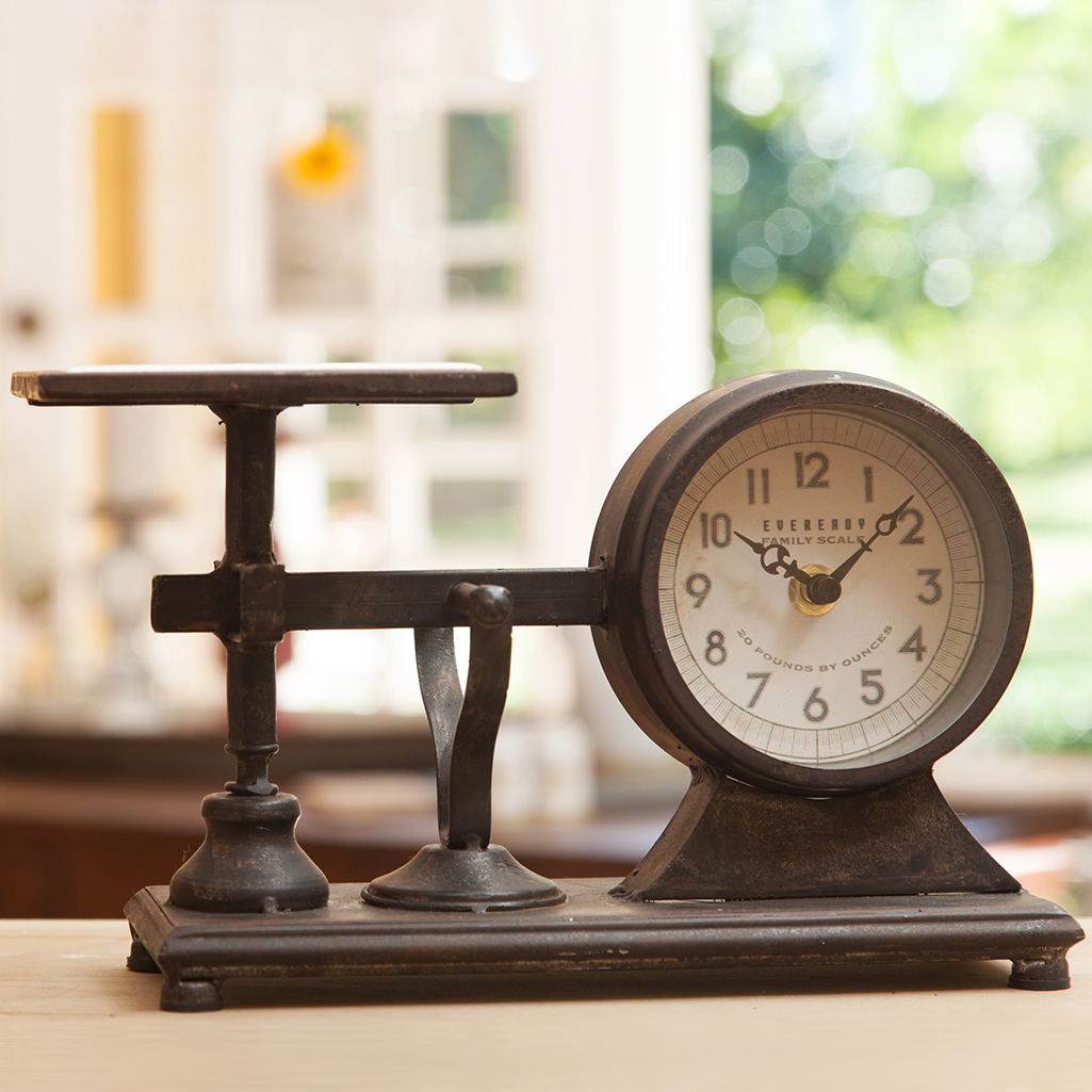 Decorative Hardware Scale Clock Collections Farmhouse Cracker Barrel